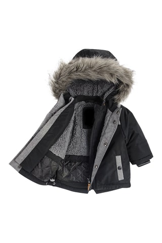 Parka à capuche - Noir