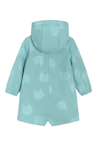 Parka à capuche - Turquoise