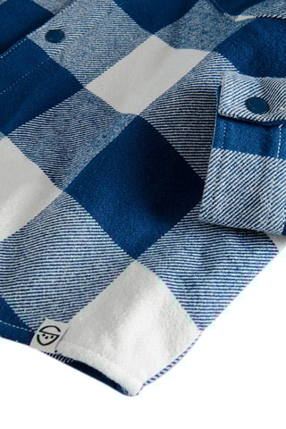 Surchemise - Bleu marine et blanc