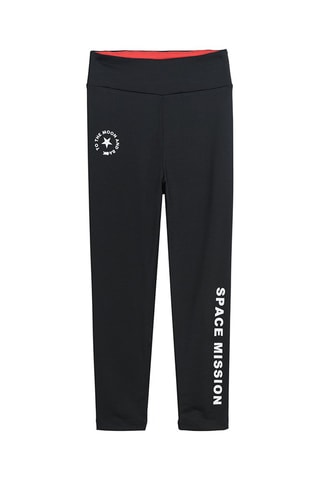 2 leggings - Noir et bleu colbalt