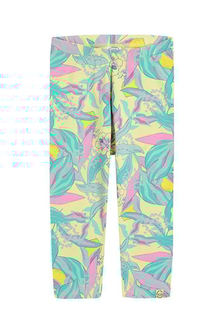 2 leggings - Vert et jaune