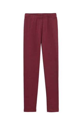 2 leggings - Rose clair et bordeaux