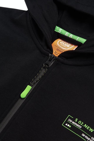 Sweat sans manches à capuche - Noir