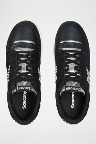 Baskets plateformes en cuir Jazz Court Platform - Noir