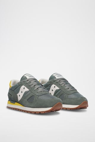 Baskets en nubuck Shadow Original - Gris et jaune