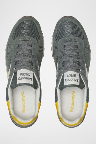 Baskets en nubuck Shadow Original - Gris et jaune