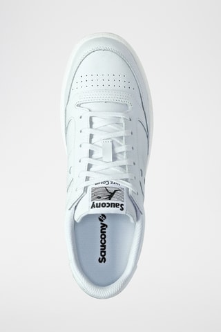 Baskets en cuir Jazz Court - Blanc