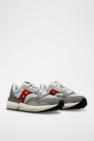 Baskets en nubuck Jazz NXT - Gris et rouge