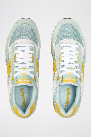 Baskets en nubuck Shadow 5000 - Menthe et jaune