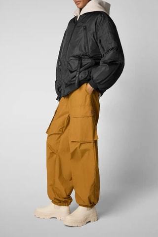 Gewatteerde Jas - Zwart