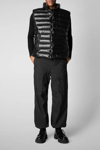 Mouwloos vest- Zwart