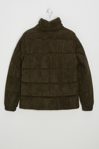 Jas met capuchon- Donkergroen