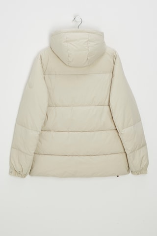 Gewatteerde jas met capuchon - Beige