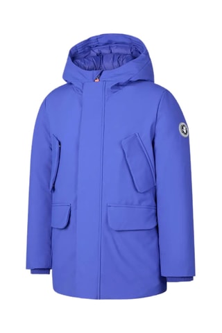 Jas met capuchon- Blauw