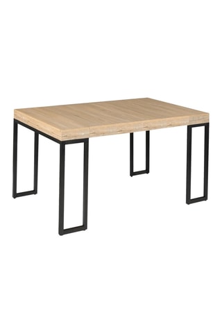 Table extensible Manufacture - Naturel et noir