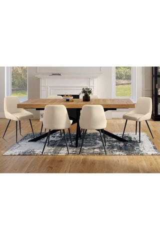 6 chaises Ornella - 47,5 x 79 x 54 cm