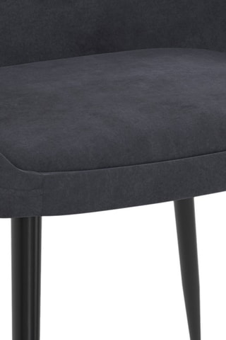 4 chaises Dory - 54 x 52 x 77 cm - Assise en velours