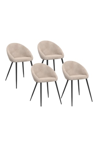 4 chaises Dory - 54 x 77 x 52 cm