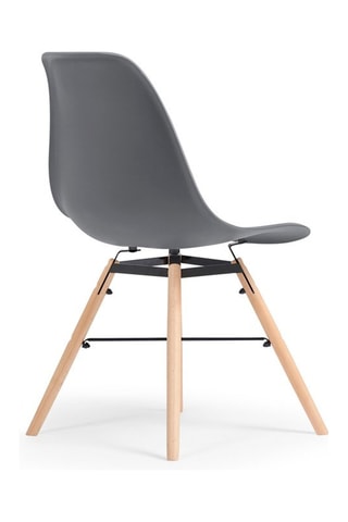 2 chaises Arkken - Pieds en hêtre - 46 x 45 x 81,5 cm