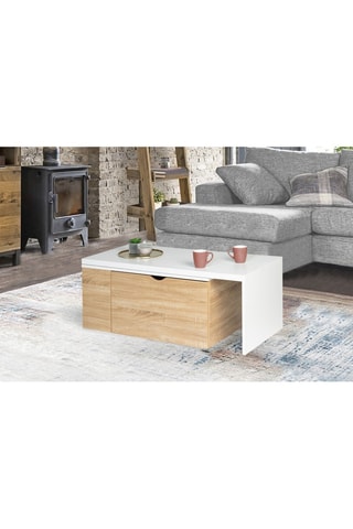 Table basse rotative Lizzi - 146,5/100 x 48 x 40 cm