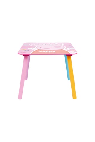 Ensemble Peppa Pig en bois - Rose