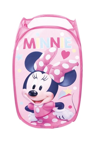 Panier à linge Minnie Disney - Rose