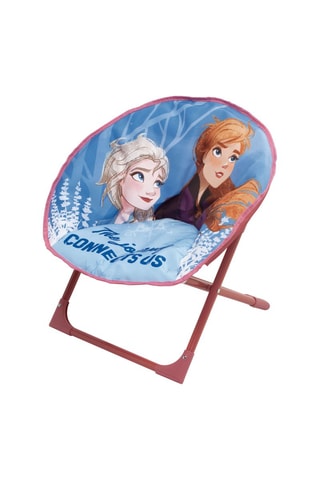 Fauteuil Elsa et Anna La Reine des Neiges 2 Disney - Bleu et rose