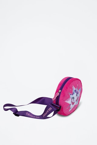 Sac bandoulière Licorne - Rose et violet