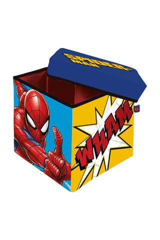 Pouf-coffre Spiderman Marvel - Rouge et bleu