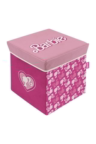 Pouf-coffre Barbie - 30 x 30 x 30 cm