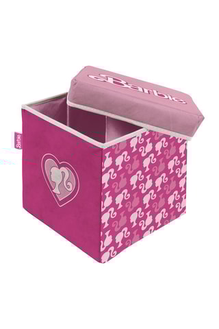 Pouf-coffre Barbie - 30 x 30 x 30 cm