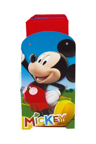 Meuble de rangement 6 cases Mickey Disney - Rouge et bleu - 62 x 60 x 30 cm