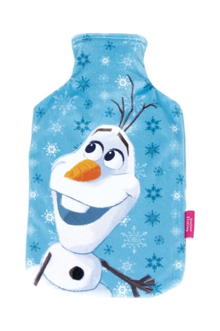 Bouillotte Elsa et Olaf La Reine des Neiges Disney - Bleu - 1,5 l