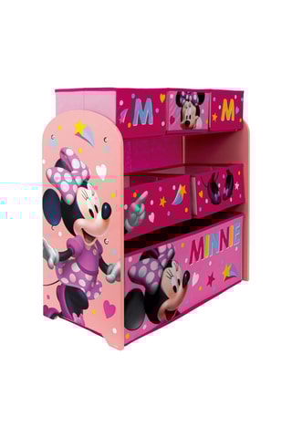 Meuble de rangement 6 cases Minnie Disney - Rose - 62 x 60 x 30 cm