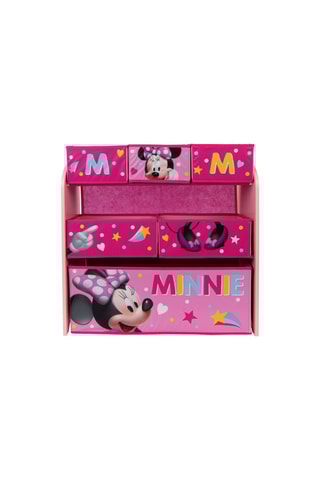Meuble de rangement 6 cases Minnie Disney - Rose - 62 x 60 x 30 cm