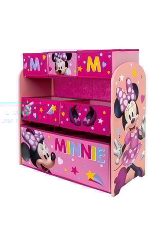 Meuble de rangement 6 cases Minnie Disney - Rose - 62 x 60 x 30 cm