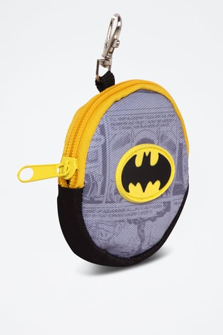 Porte-monnaie Batman La Ligue des Justiciers DC Comics - Gris et jaune