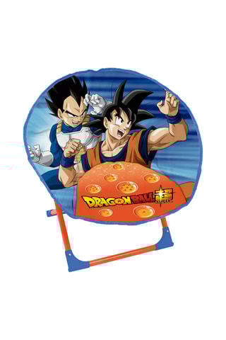 Fauteuil Vegeta et Son Goku Dragon Ball Super - Bleu et orange - 50 x 50 x 50 cm