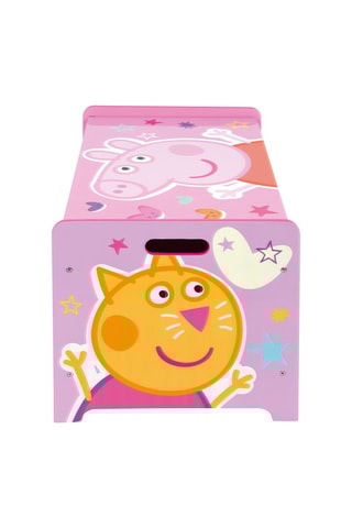 Coffre de rangement en bois Peppa Pig - Rose