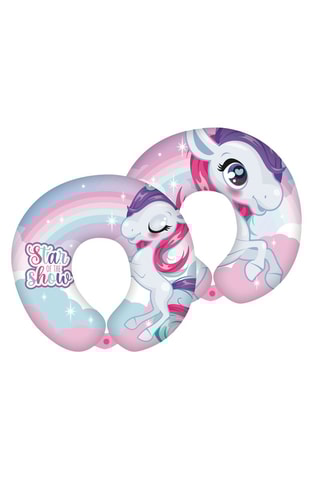 Repose-tête Licorne - Rose et violet