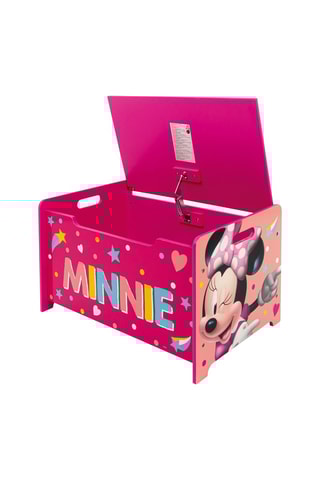 Banc-coffre à jouets Minnie Disney - Rose