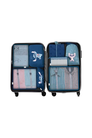 Kit de voyage Stitch et Angel Lilo et Stitch Disney - 8 pièces - Bleu