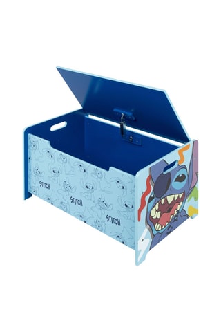 Coffre à jouets Lilo et Stitch Disney - Bleu - 62,5 x 37 x 40 cm