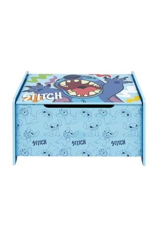 Coffre à jouets Lilo et Stitch Disney - Bleu - 62,5 x 37 x 40 cm