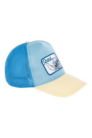 Casquette bi-matière Stitch Lilo et Stitch Disney - Bleu clair