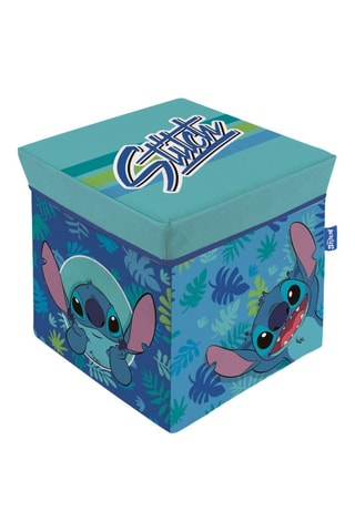Coffre de rangement Lilo et Stitch Disney - Bleu - 30 x 30 x 30 cm