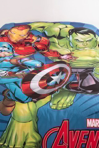 Parure de couette Avengers Marvel - Bleu marine