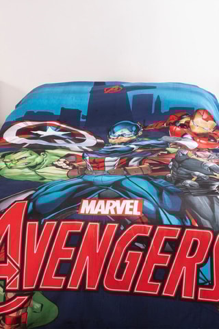 Parure de couette Avengers Marvel - Bleu marine