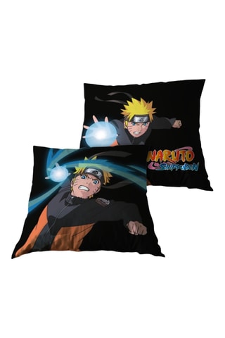 Coussin réversible Naruto Shippuden - Noir - 35 x 35 cm