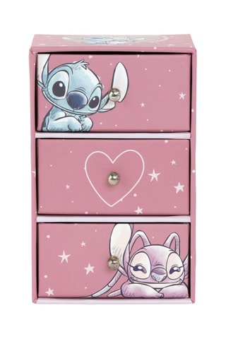 Boîte de rangement Stitch et Angel Lilo et Stitch Disney - 9,5 x 7 x 15 cm